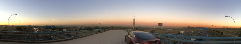 Pollution in Madrid Nov 2015